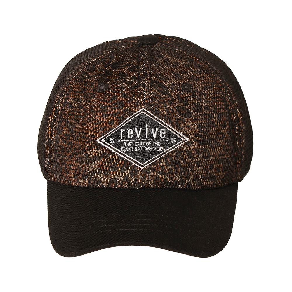 メッシュレオパードキャップ