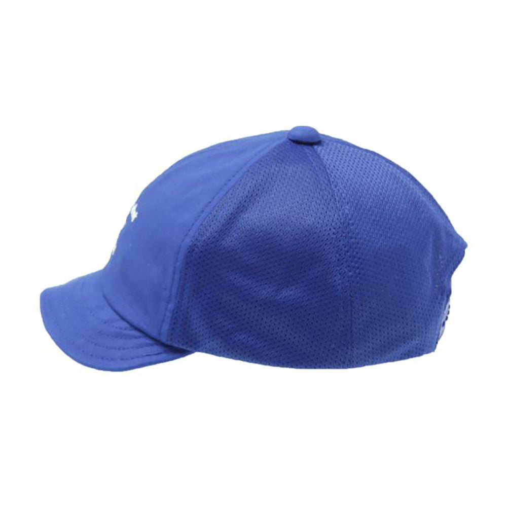 ロゴ入タレ付きメッシュキャップ