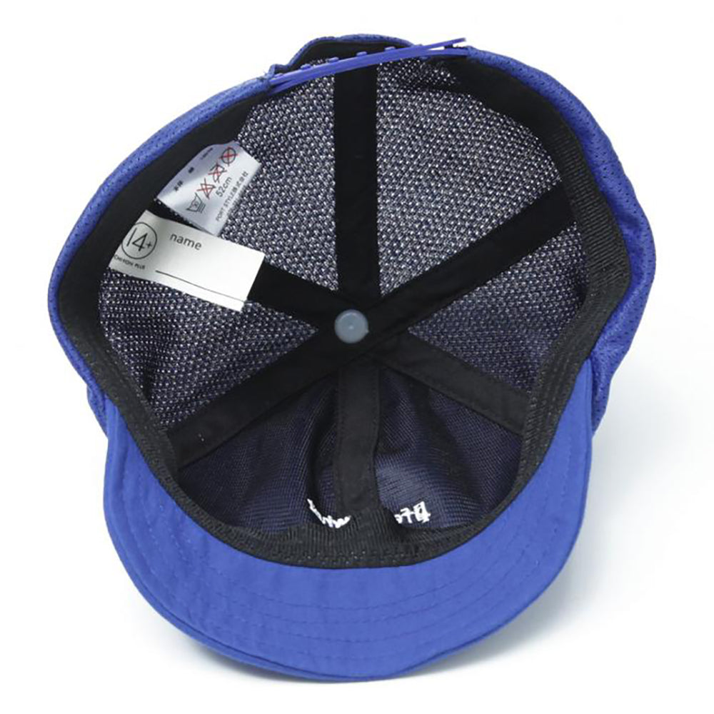 ロゴ入タレ付きメッシュキャップ