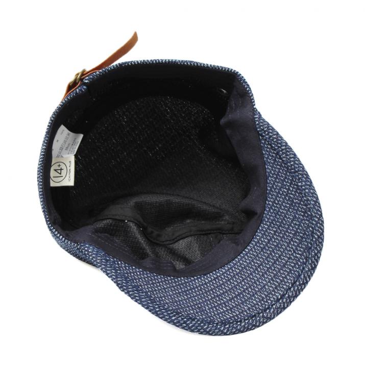 コットンデニムニット生地ワークCAP
