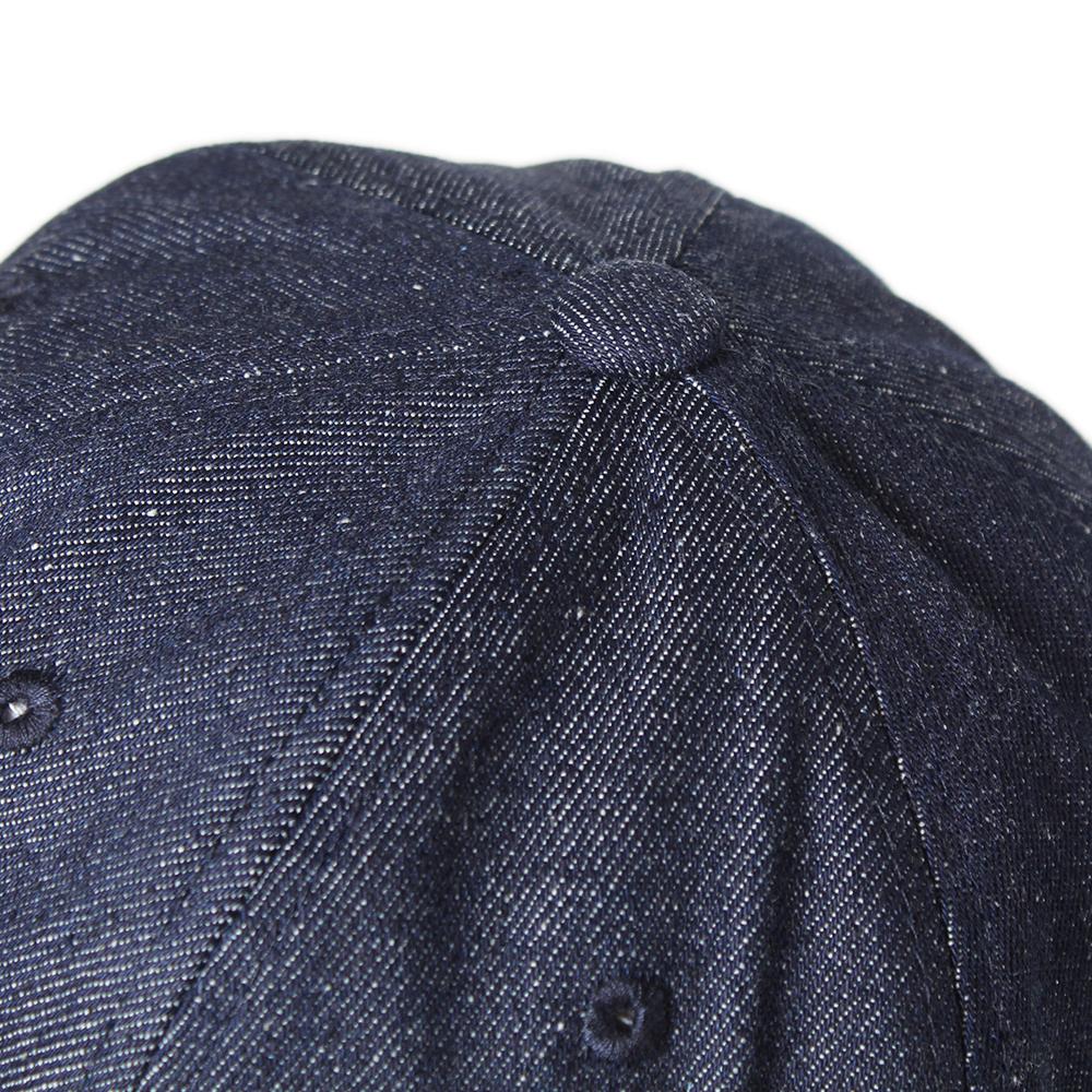 刺繍入ローキャップ