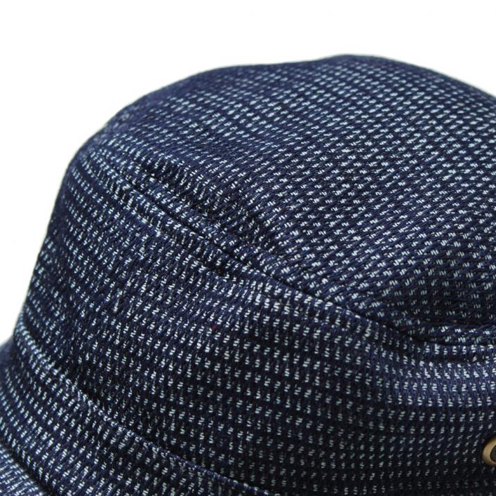コットンデニムニット生地ワークCAP
