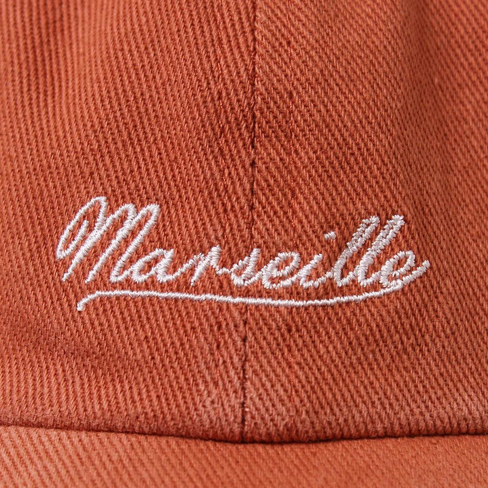 Marseille刺繍 ウォッシュキャップ