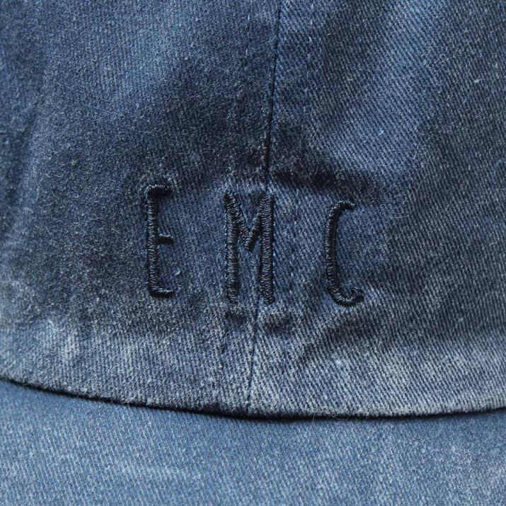 EMC刺繍ストーンウォッシュキャップ