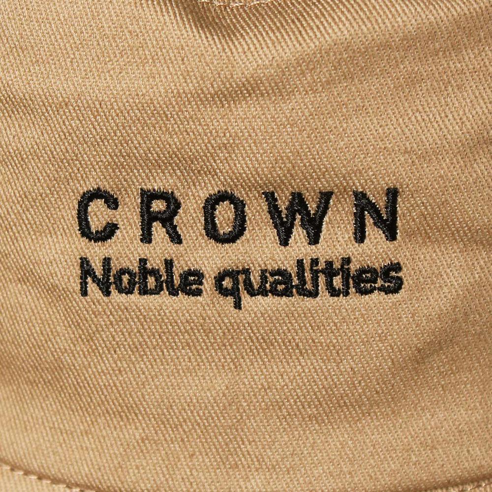 CROWN刺繍バケットハット