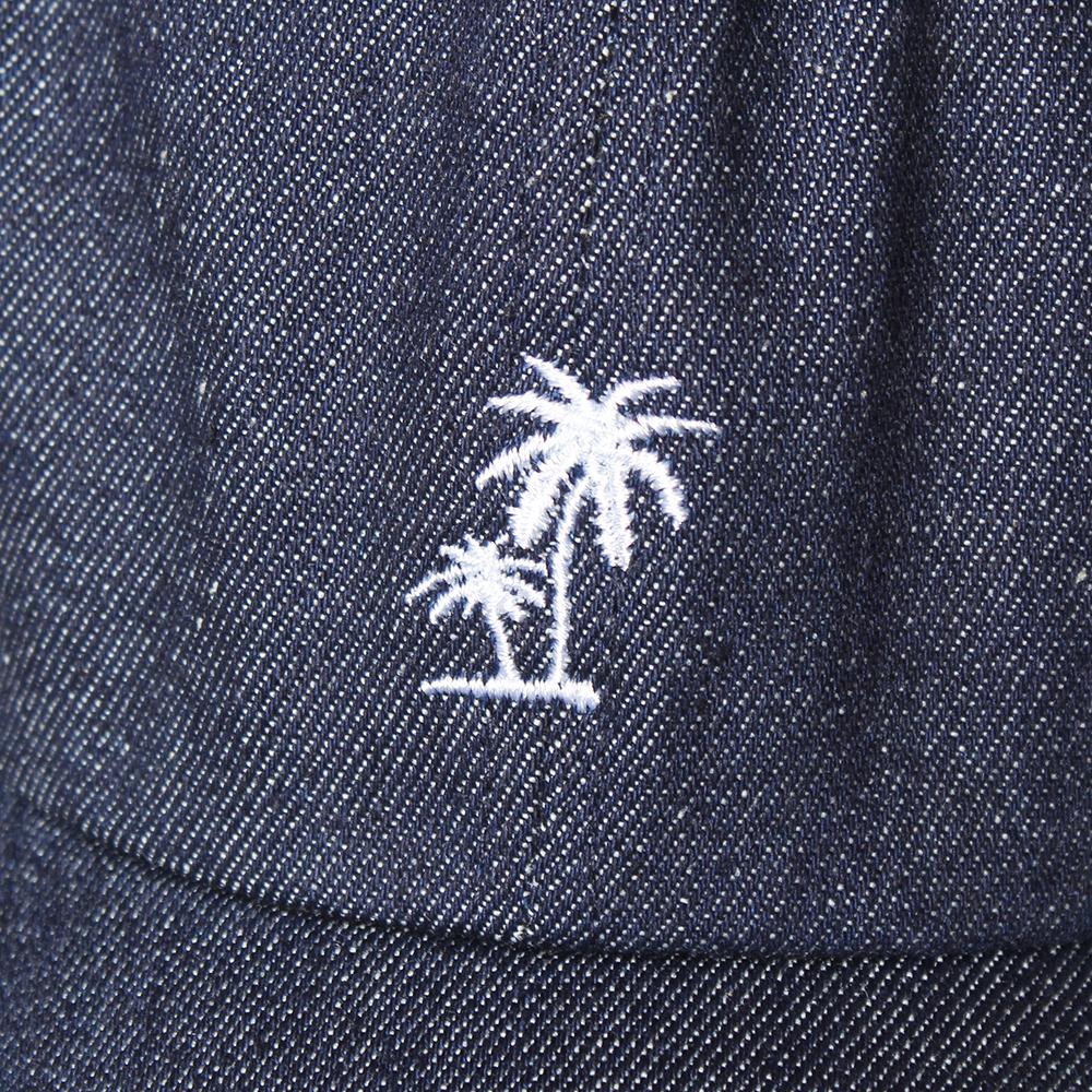 刺繍入ローキャップ