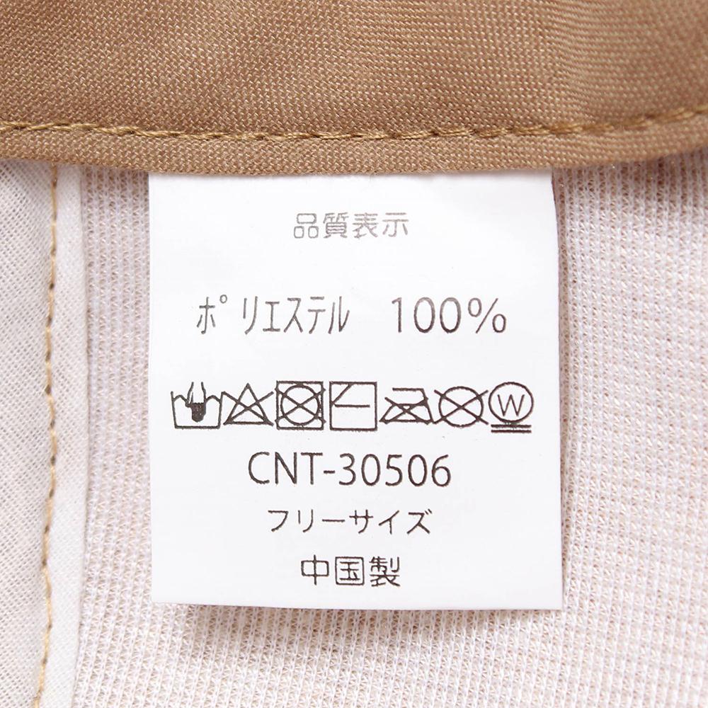フェイクリネンブラックタグローキャップ