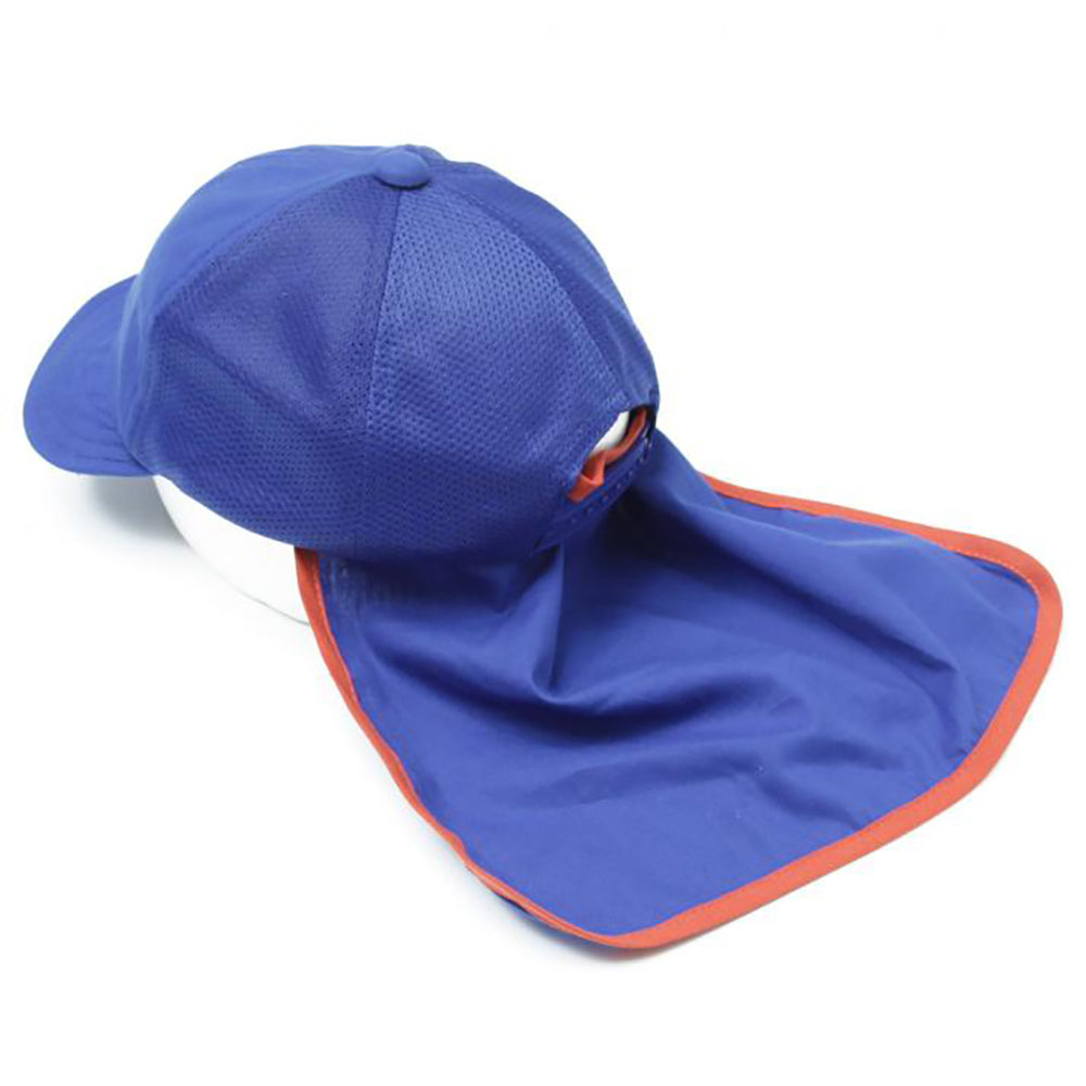 ロゴ入タレ付きメッシュキャップ