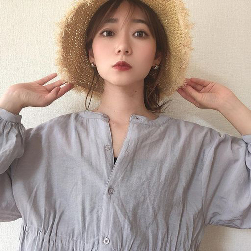 ラフィアフリンジペーパーハット